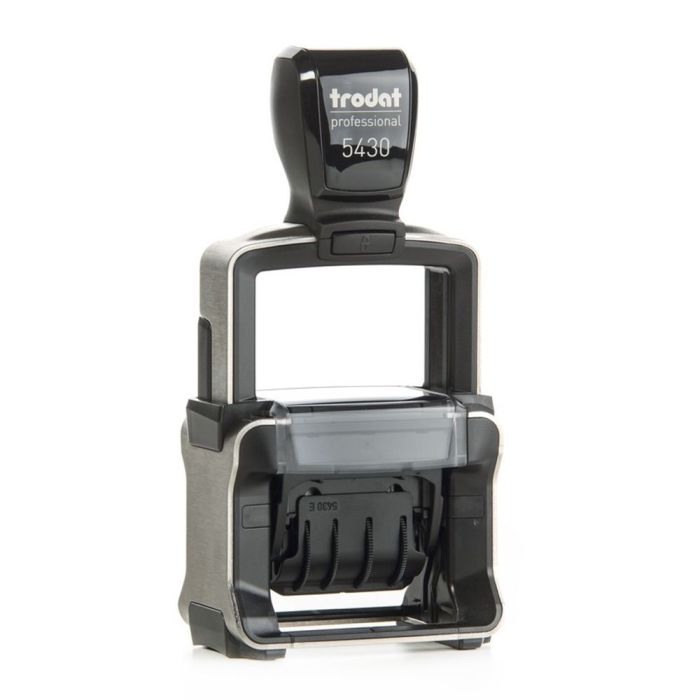 Trodat Professional 5430, Datumstempel mit Wunschtext, Abdruck 41 x 24 mm