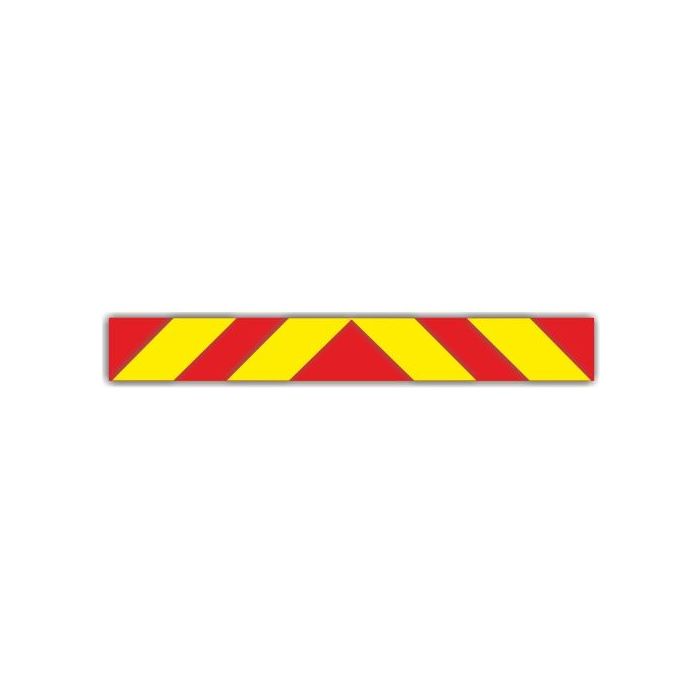 ECE 70.01 Heckmarkierung für LKW/Zugmaschine, Vollmarkierung, 1130 x 130 mm