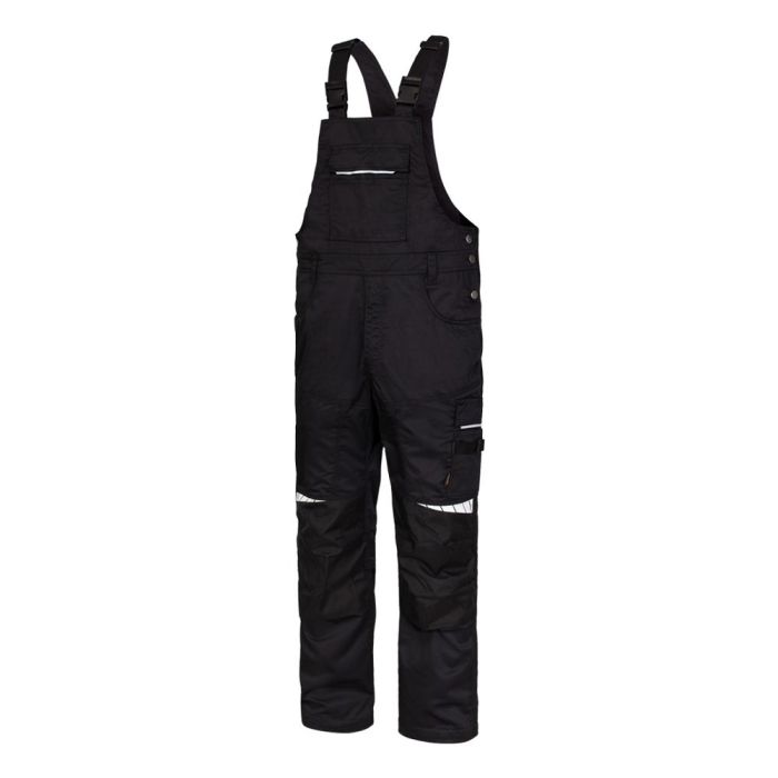 LeiKaTex® work Latzhose, 108002, schwarz, mit CORDURA® Verstärkung, Größe 24 bis 64