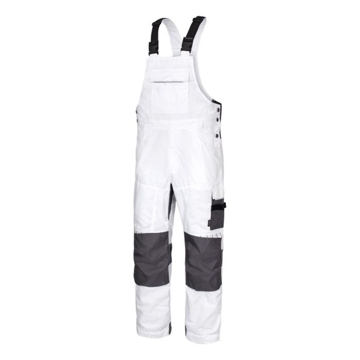 LeiKaTex® work Latzhose, 108002, weiß, mit CORDURA® Verstärkung, Größe 24 bis 64