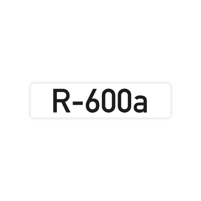 Rohrkennzeichnung für Kältemittel, DIN 2405, R-600a (Isobutan)
