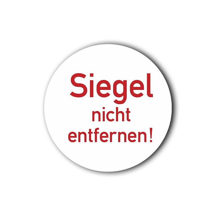 Sicherheitssiegel, Siegel nicht entfernen Ø 10 mm
