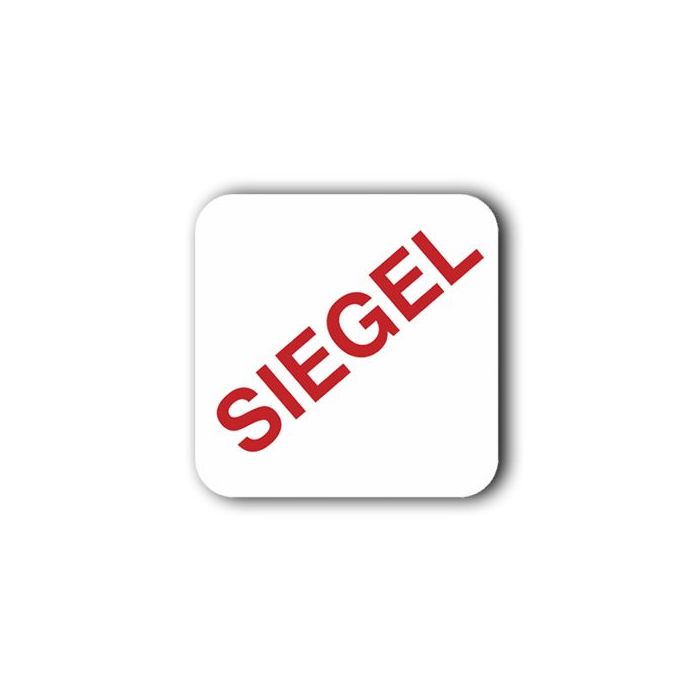 Sicherheitssiegel, SIEGEL 25 x 25 mm