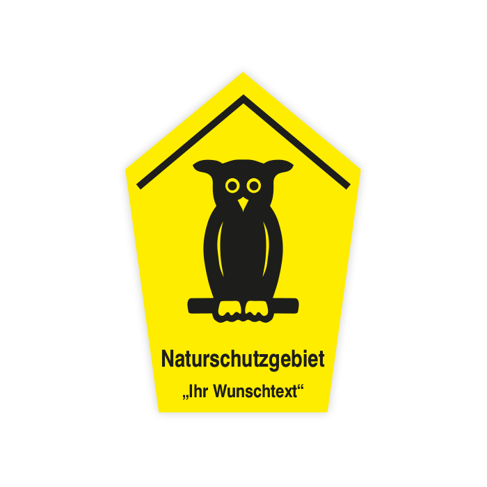Natur- und Umweltschutzschilder, Naturschutzgebiet Aluminium 2 mm, in verschiedenen Ausführungen