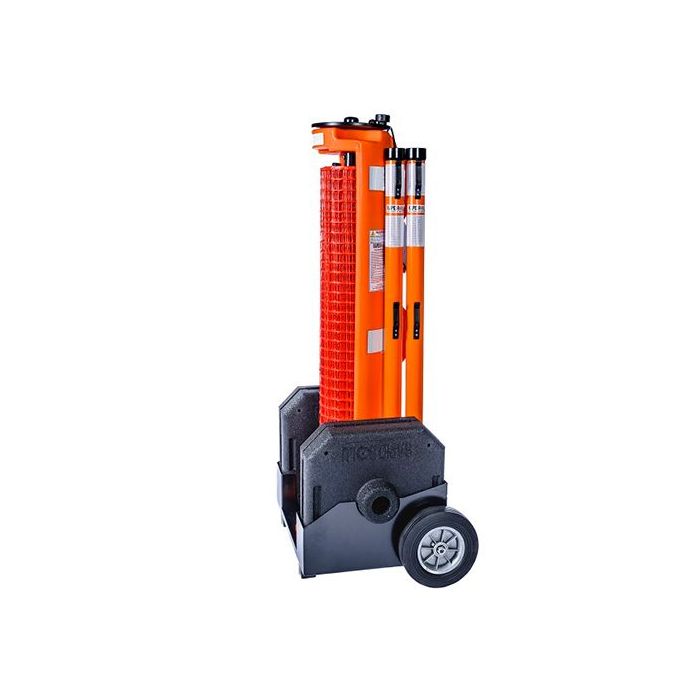 RapidRoll® Absperrsystem mit Transportwagen, Auszugslänge 15 m