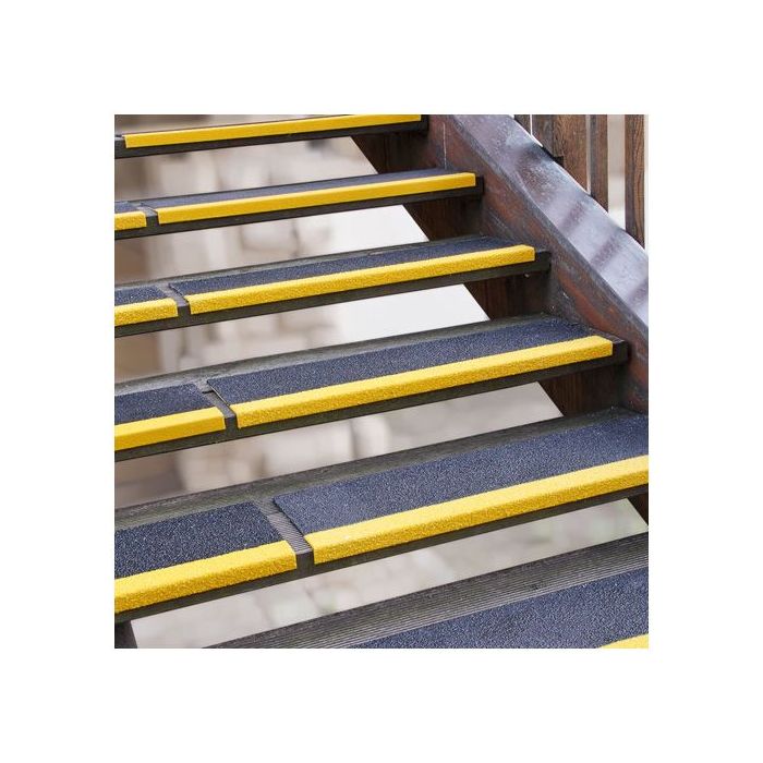 GFK Treppenkantenprofil, Antirutsch R13, Extra Stark