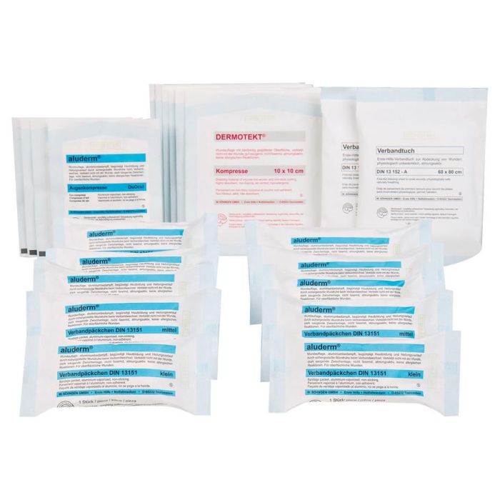 aluderm® Austauschset Sterile Verbandstoffe für DIN 13169