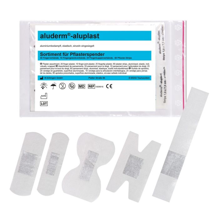 Nachfüllset für aluderm® Pflasterspender    aluderm® - aluplast, 115 Wundpflaster