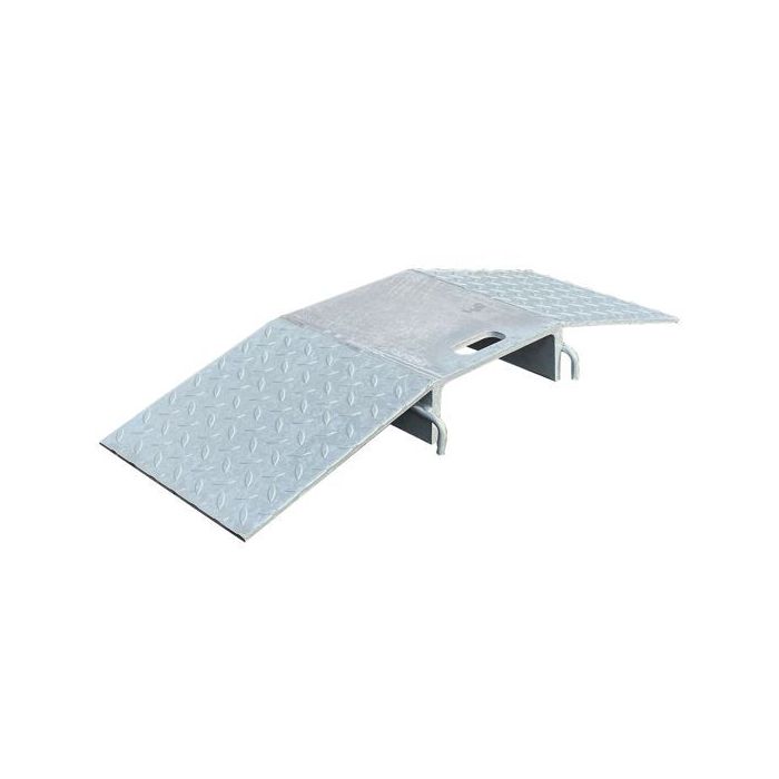 Schlauch- und Kabelbrücke aus Stahl, belastbar bis 40 t, für Schläuche Ø 80 mm