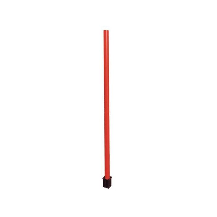 Schaftrohr Kunststoff rot mit Rohrschuh, Ø 42 mm,