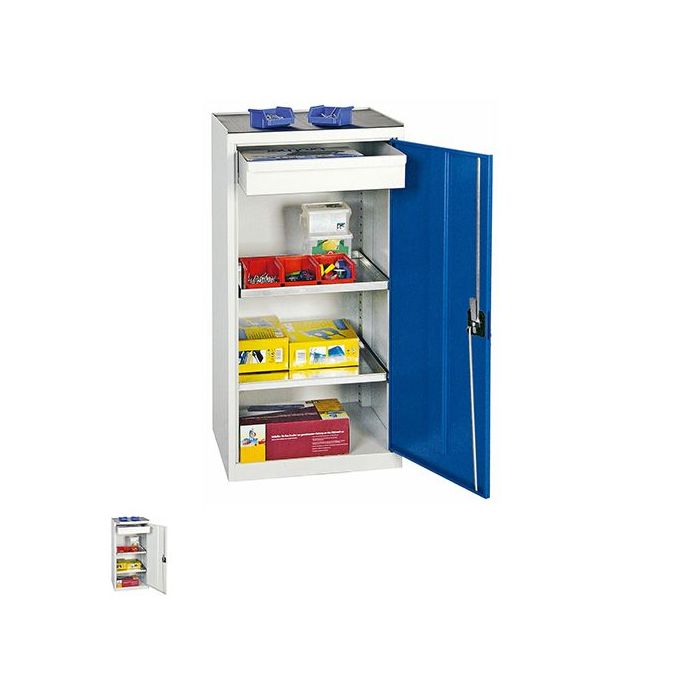 Stumpf Werkzeug- und Materialschrank Serie 2000, 1 Schublade, 2 Fachböden