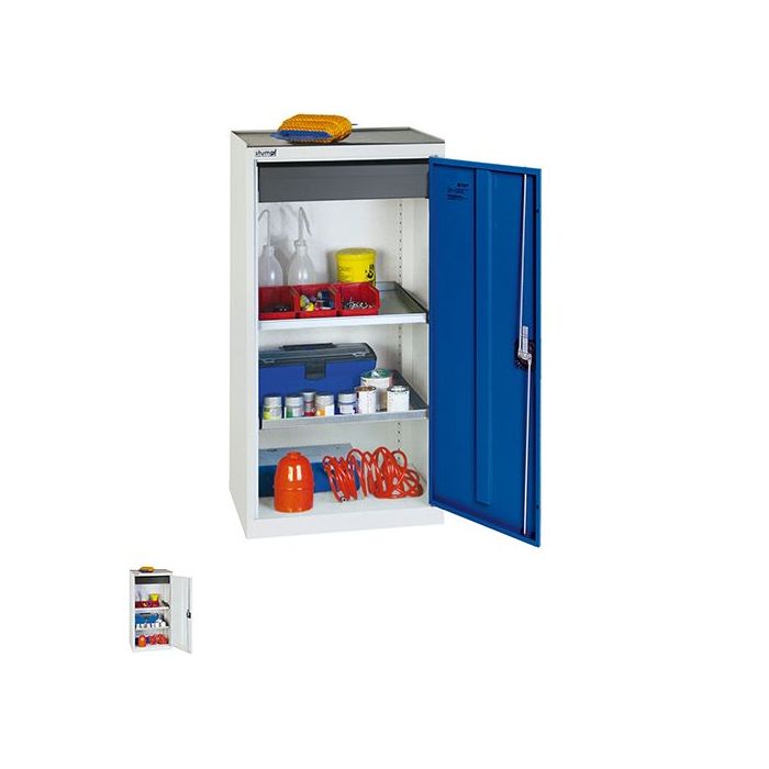 Stumpf Werkzeug- und Materialschrank Serie 3000, 1 Schublade, 2 Wannenböden