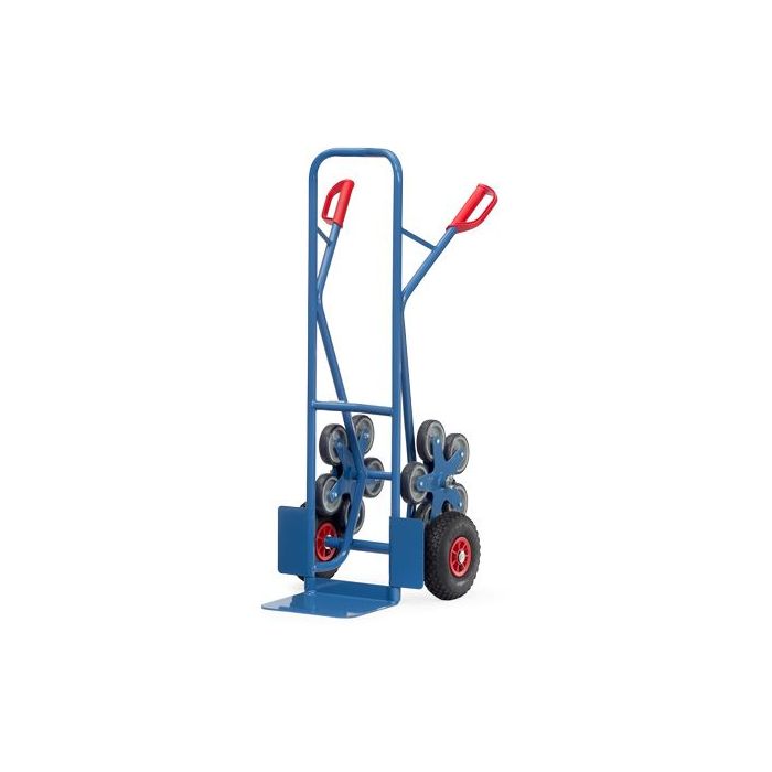 fetra Treppenkarre, Luftbereifung 260mm, Tragkraft 200 kg, blau