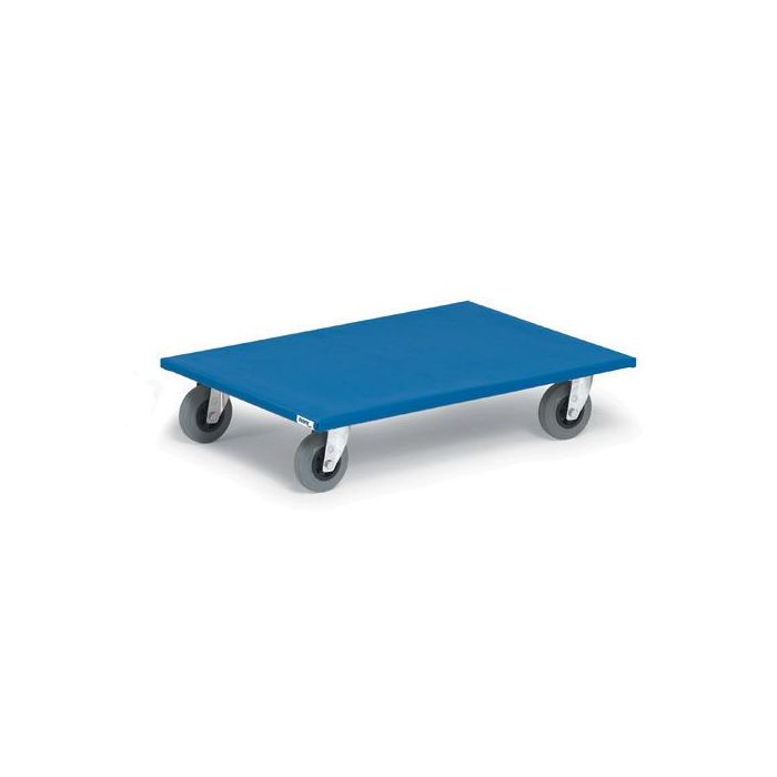 fetra Möbelroller mit 1 Boden, 800x600 mm, blau