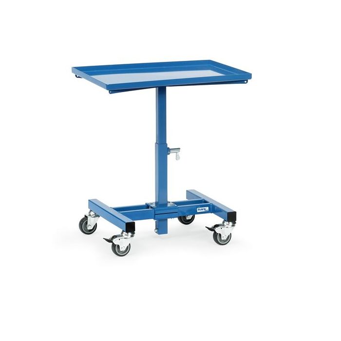 fetra Materialständer, Typ 3260, blau höhenverstellbar, 605x405mm, Tragkraft 150 kg