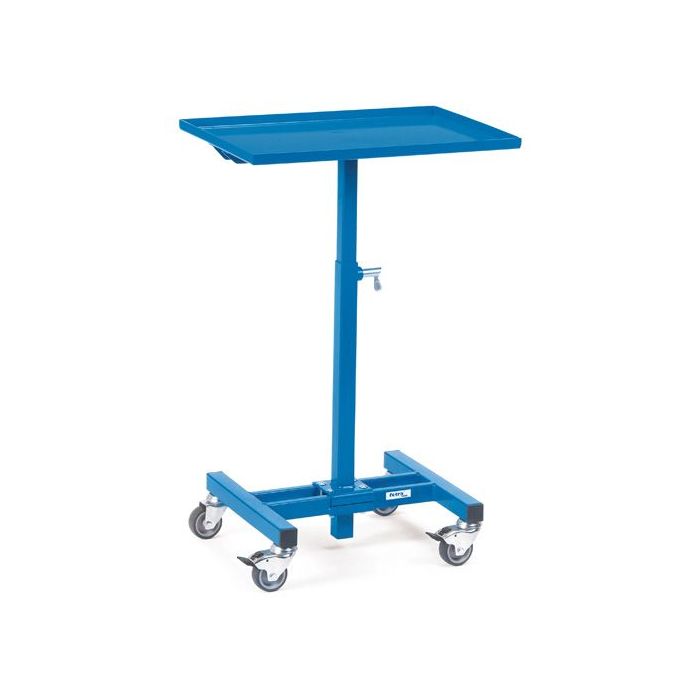 fetra Materialständer, Typ 3270, blau höhenverstellbar, 605x405mm, Tragkraft 150 kg