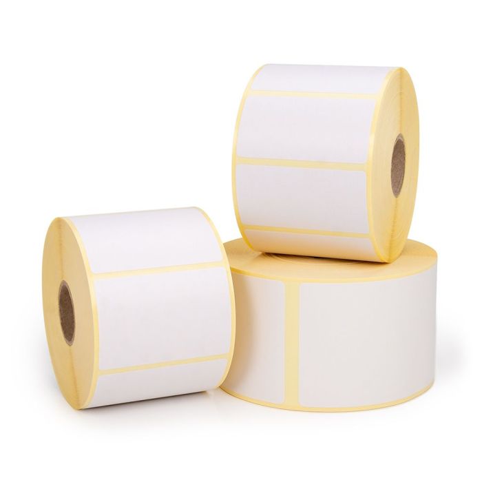 Papier Etiketten, beschichtet, weiß, für Thermotransferdrucker, 1 Zoll Rollenkern
