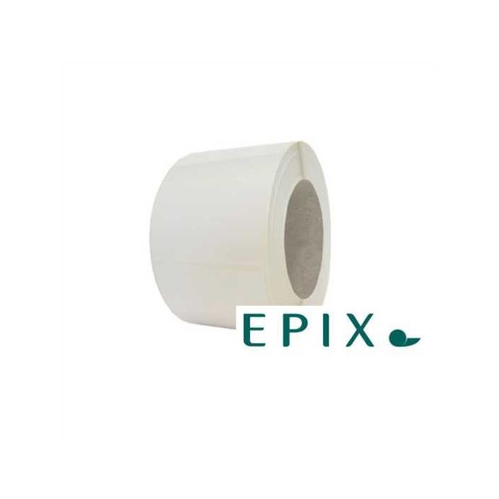 EPIX Polyester-Etiketten, weiß, auf 3 Zoll Kern, verschiedene Formate