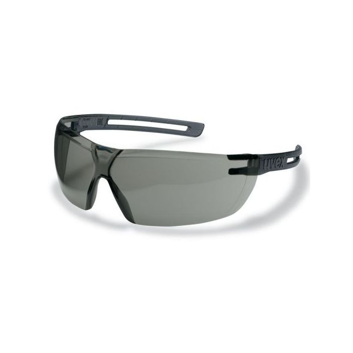Bügelbrille uvex x-fit, Sonnenschutz, PC-Scheibe grau 23%, supravision excellence