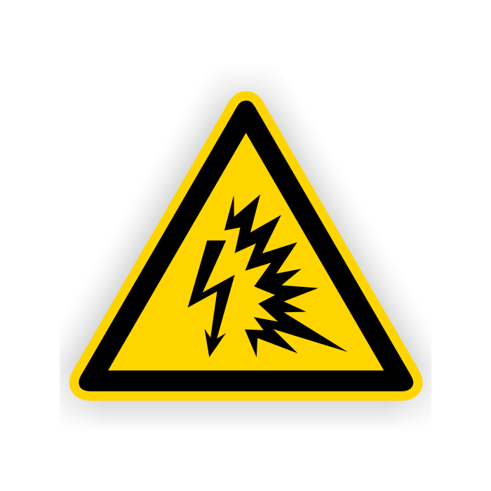 Warnschild, Warnung vor Lichtbogen, ISO 7010