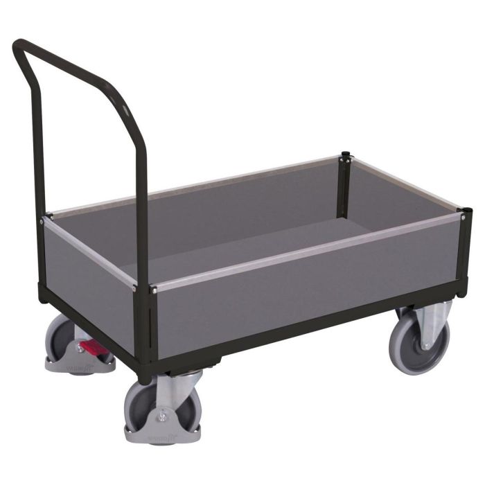 VARIOfit Kastenwagen mit Holz, 400 kg oder 500 kg, 1 Boden, verschiedene Abmessungen, anthrazit