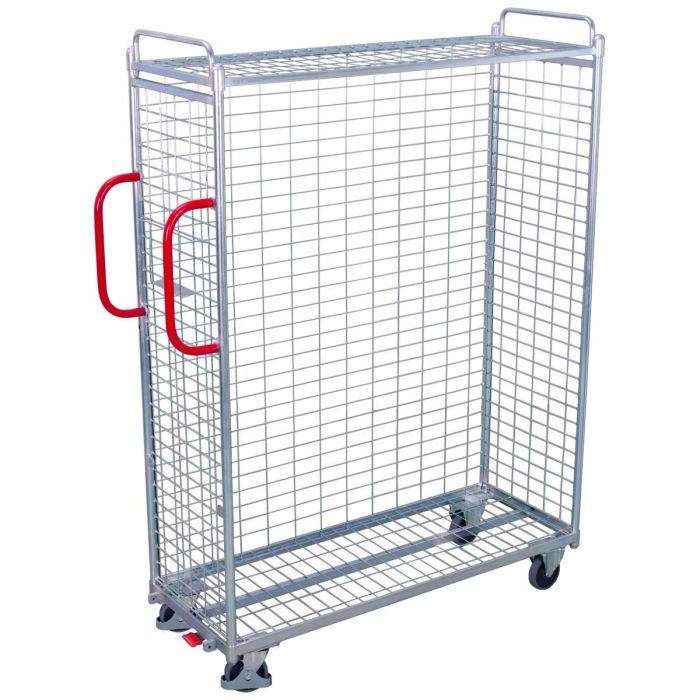 VARIOfit Kommissionierwagen, Traglast 300 kg, 1 Boden, verschiedene Ausführungen, verzinkt