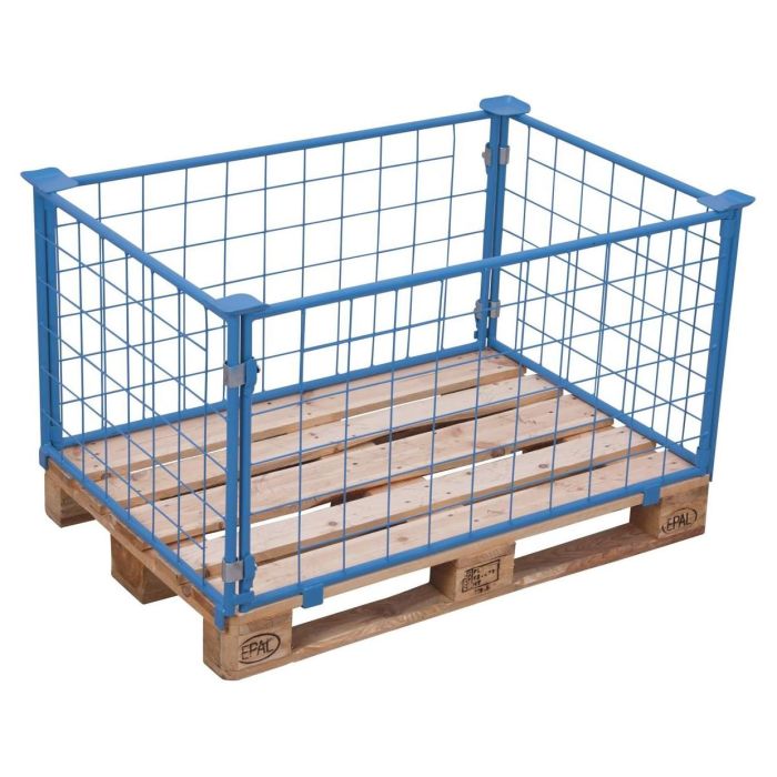 VARIOfit Palettenaufsatz Typ 62, Auflast 1500 kg, verschiedene Abmessungen, blau
