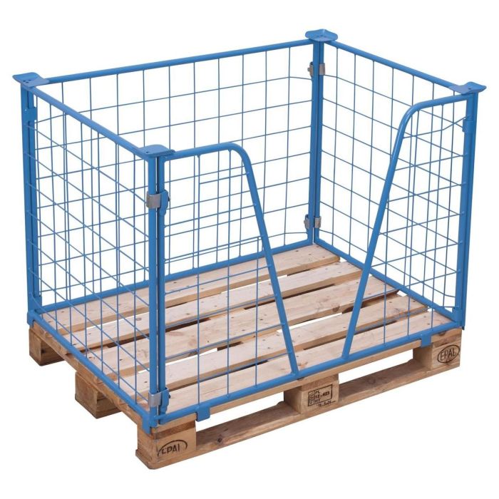 VARIOfit Palettenaufsatz Typ 63, Auflast 750 kg oder 1000 kg, verschiedene Abmessungen, blau