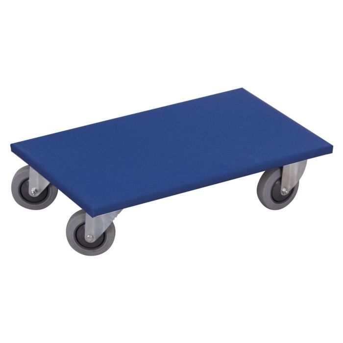 VARIOfit Möbelhund, 1 Boden, verschiedene Abmessungen und Radsätze, 2 Stk, blau