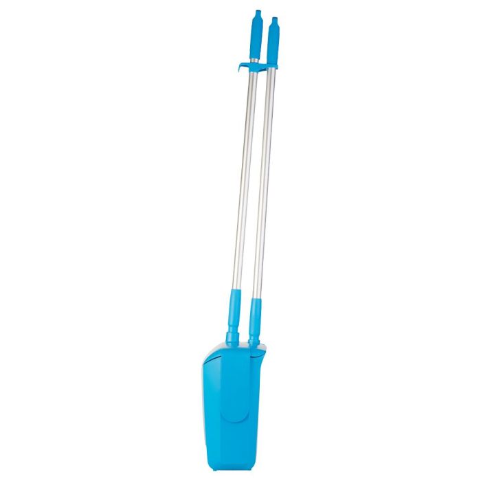 Vikan Kehrschaufelset geschlossen mit Besen, 350mm ,medium, blau