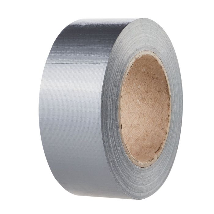 PET-Gewebeband, silber, 170 µm, mit stark haftendem Hotmelt-Kleber