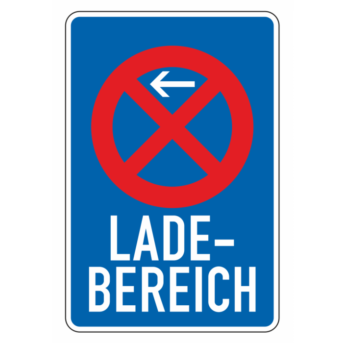 Ladebereich Anfang (Aufstellung rechts), VZ230-10, Vorschriftszeichen, verschiedene Ausführungen