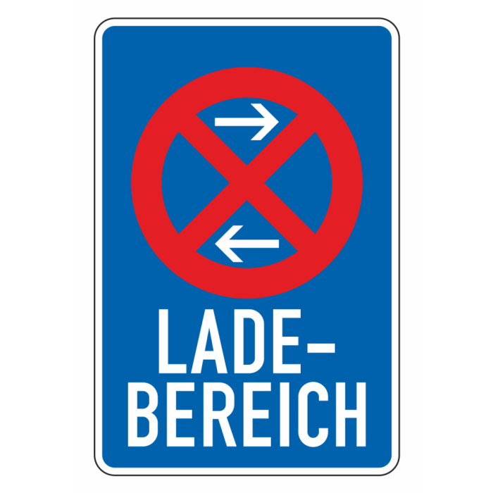 Ladenbereich Mitte (Aufstellung links), VZ-230-31, Vorschriftszeichen, verschiedene Ausführungen