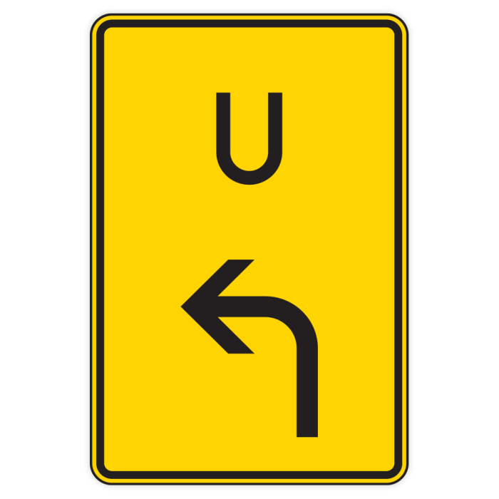 Verkehrszeichen StVO, Ankündigung oder Fortsetzung der Umleitung, Vorankündigung links, VZ 455.1-10
