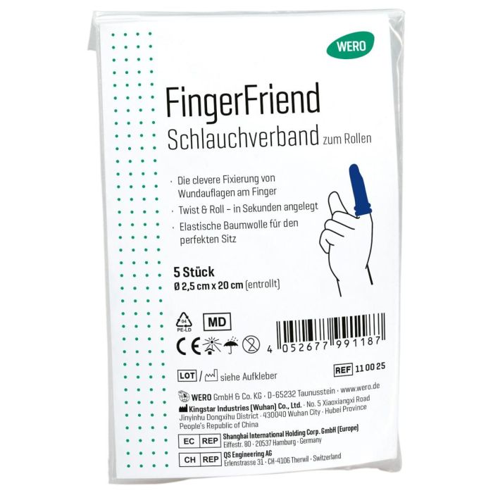 Wero FingerFriend Schlauchverband, 5 Stück
