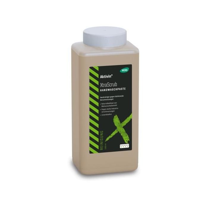 Aktivin XtraScrub Handwaschpaste, 1000 ml Euroflasche, gegen grobe, starke Verschmutzungen