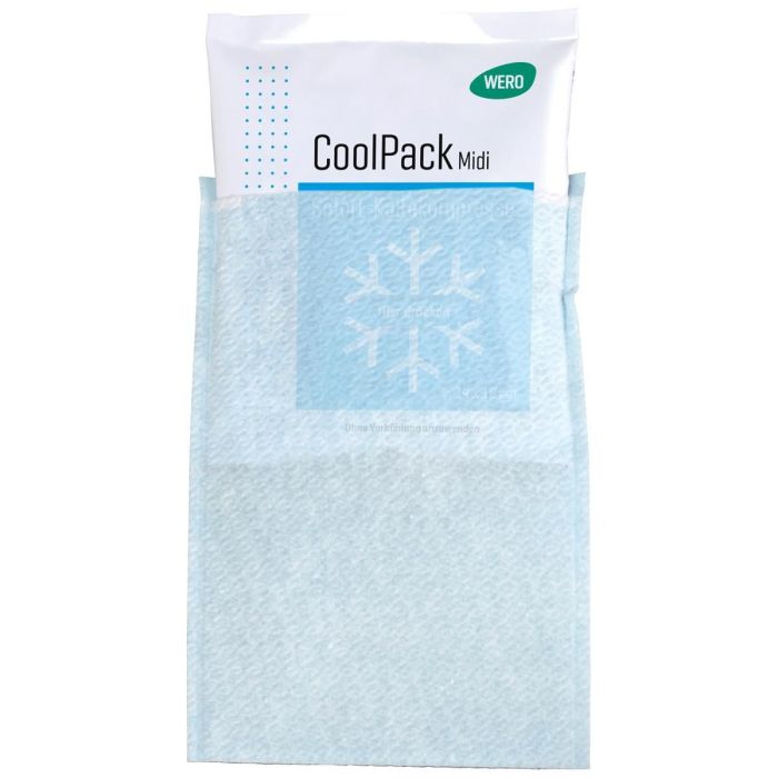Einmal-Vlieshüllen für Wero CoolPack Sofort-Kältekompressen, 15,5 x 23 cm, 10 Stück