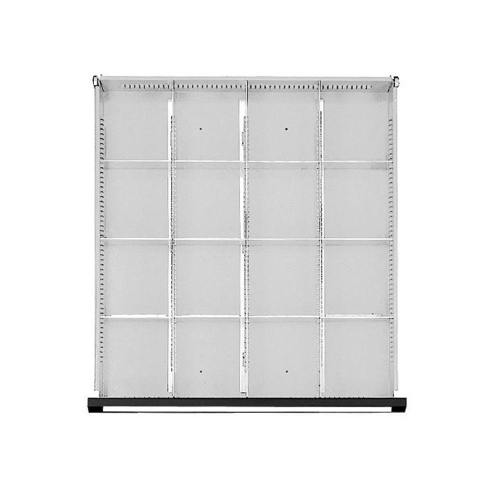 ANKE Zubehör Schubladeneinteilungssatz 1/4  Teilung, Serie V, VS, VH, Fronthöhe 180 bis 360 mm