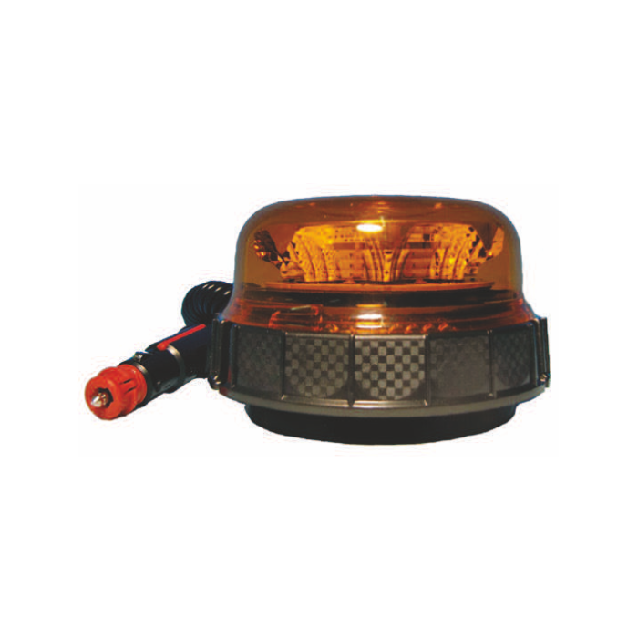 gelbe Rundumkennleuchte nach RSA/StVO, ECE R65, magnetisch, LED