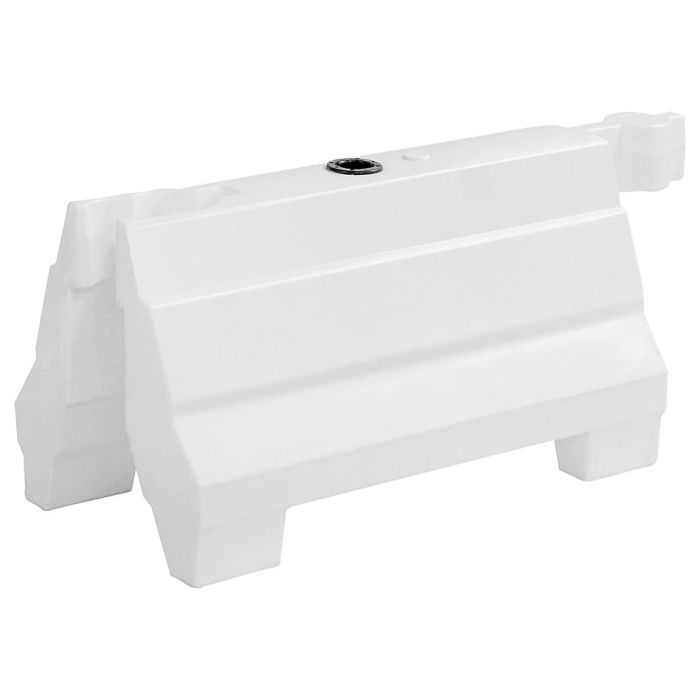 Leitelement weiß, befüllbar, HDPE, 1200 x 510 x 520 mm