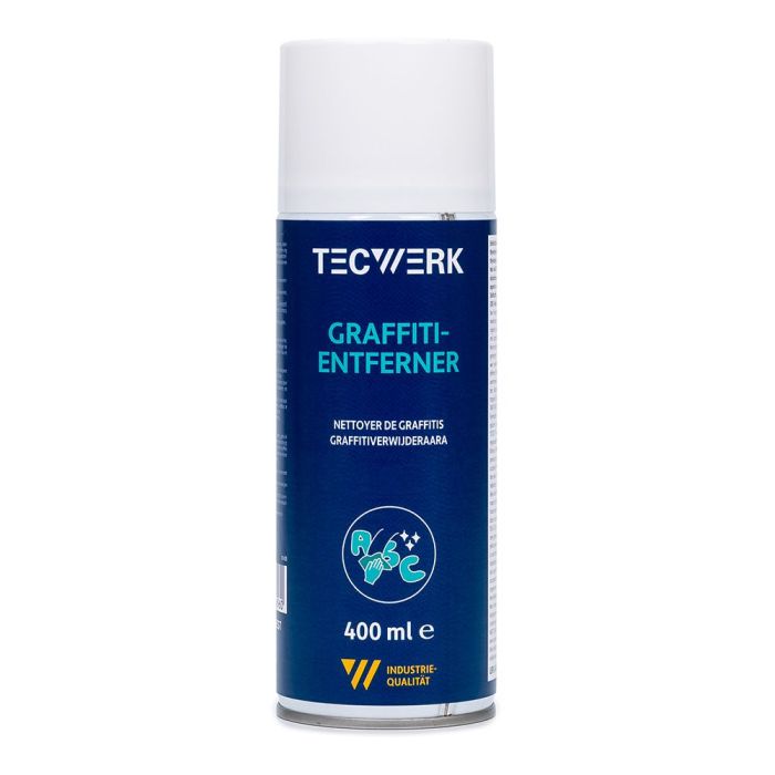 Graffitientferner TECWERK, Spraydose 400 ml, Kleber, Harz- und Ölrückstände entfernen