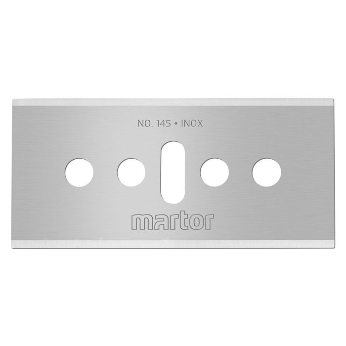 Zubehör, 10 rostfreie Industrieklingen Nr. 145 für Sicherheitsmesser Martor SECUNORM HANDY