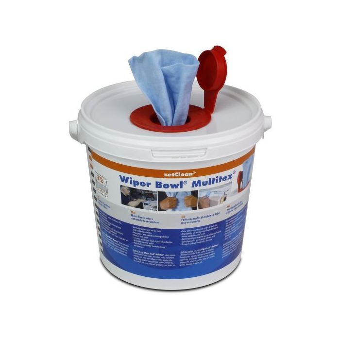 Wiper Bowl® Multitex, hochwertige Reinigungstücher im Spendereimer
