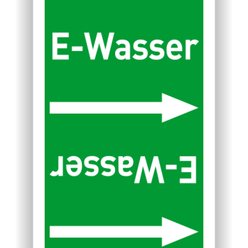 Rohrleitungsband E-Wasser nach DIN 2403, in verschiedenen Ausführungen