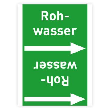 Rohrleitungsband Rohwasser nach DIN 2403, in verschiedenen Ausführungen