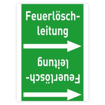 Rohrleitungsband Feuerlöschleitung nach DIN 2403, in verschiedenen Ausführungen