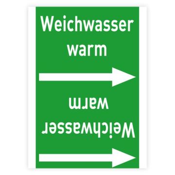 Rohrleitungsband Weichwasser warm nach DIN 2403 in verschiedenen Ausführungen