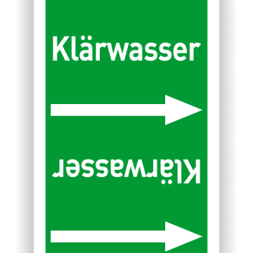 Rohrleitungsband Klärwasser nach DIN 2403 in verschiedenen Ausführungen