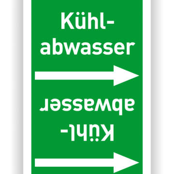 Rohrleitungsband Kühlabwasser nach DIN 2403 in verschiedenen Ausführungen