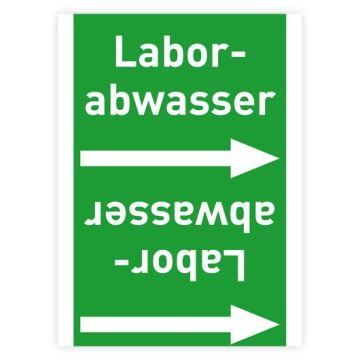 Rohrleitungsband Laborabwasser nach DIN 2403 in verschiedenen Ausführungen